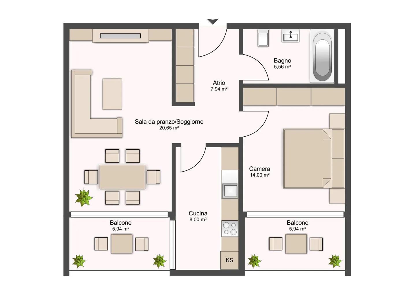 6300, Tenero, Via San Nicolao 36a, Apartment 253 - Photo 7 of 8