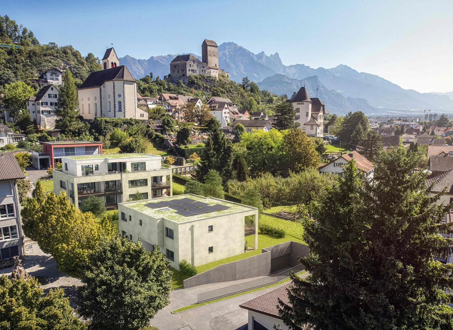 Appartement moderne de 2,5 pièces dans le nouveau bâtiment à Sargans - Photo 1 sur 5