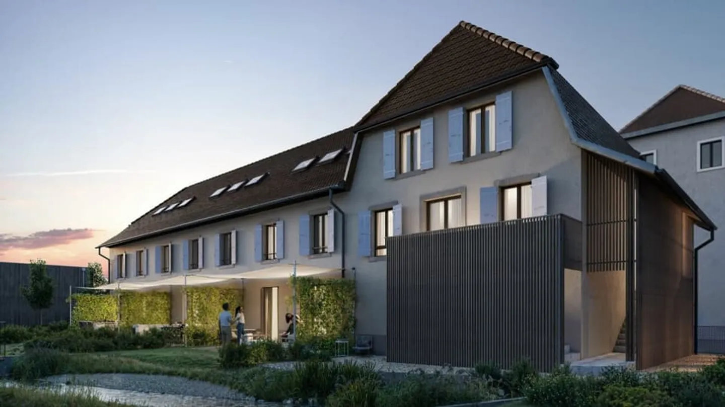 Au Bord des Berges - Élégante villa mitoyenne de 4,5 pièces - Photo 1 sur 6