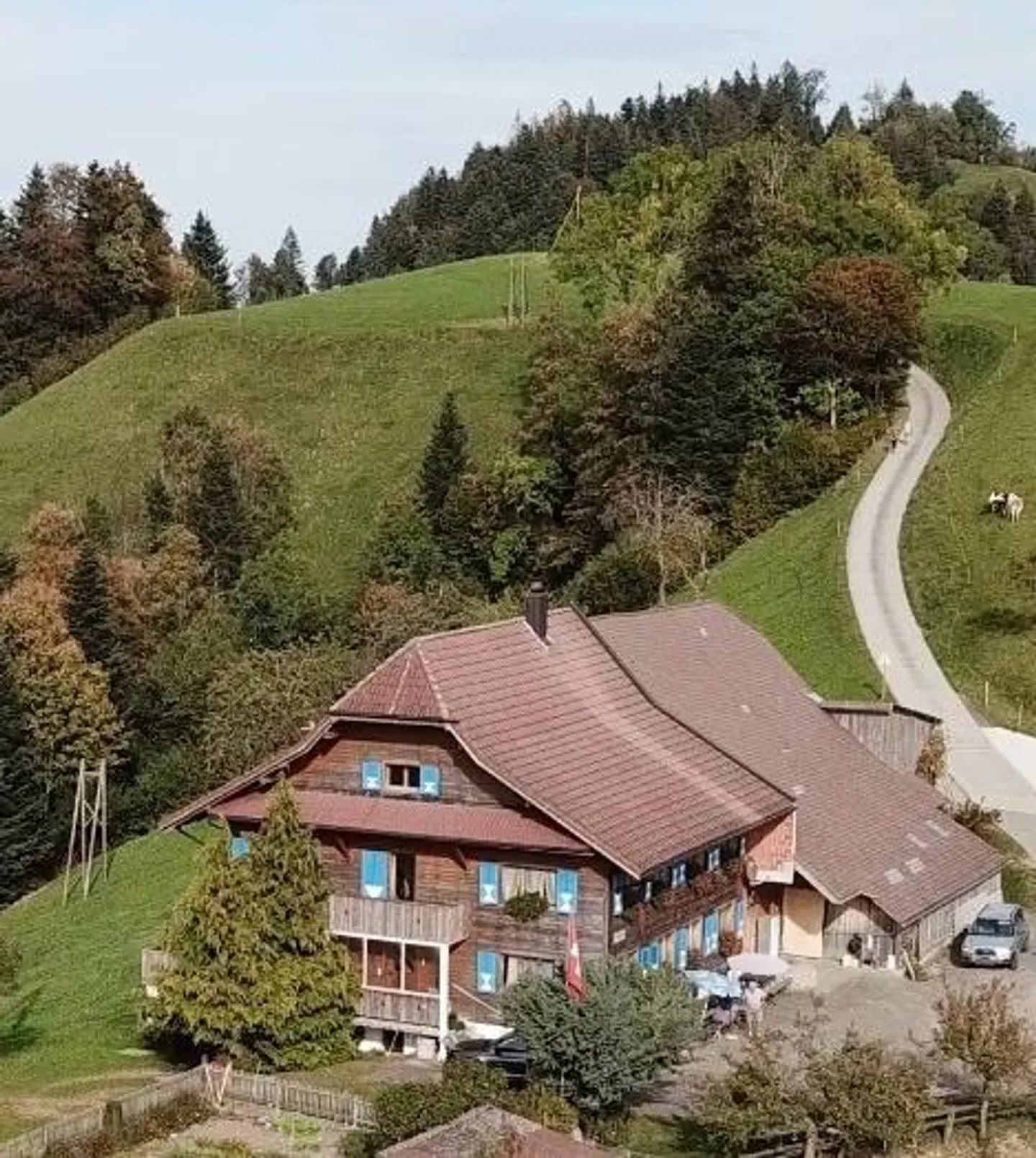 5-Zi. Ferien - Wohnung  auf 1027 M. mit Bergblick über dem Nebelmeer - Foto 1 von 16