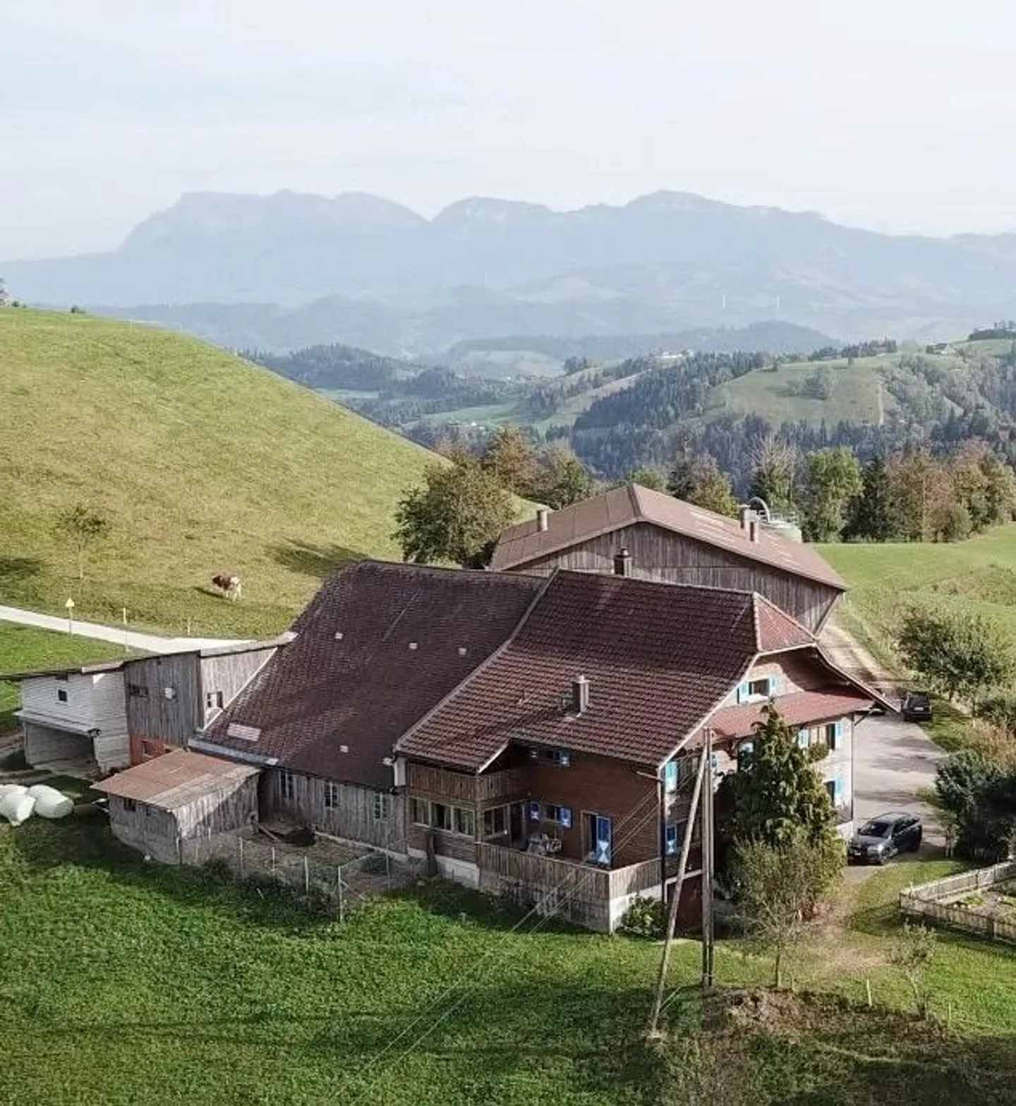 5-Zi. Ferien - Wohnung  auf 1027 M. mit Bergblick über dem Nebelmeer - Foto 7 von 16