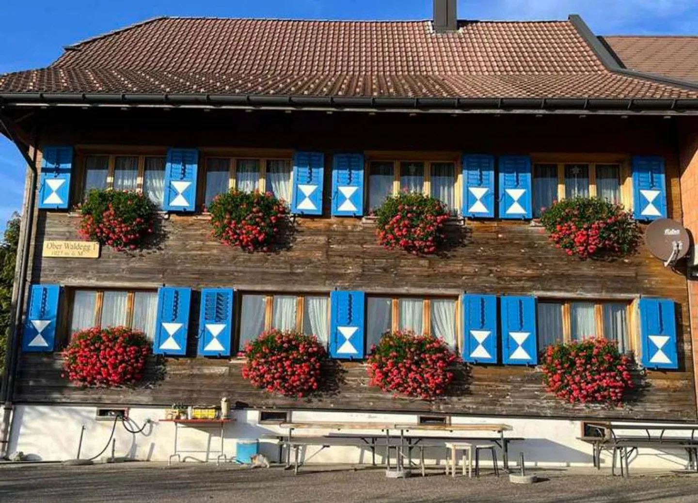 5-Zi. Ferien - Wohnung  auf 1027 M. mit Bergblick über dem Nebelmeer - Foto 10 von 16