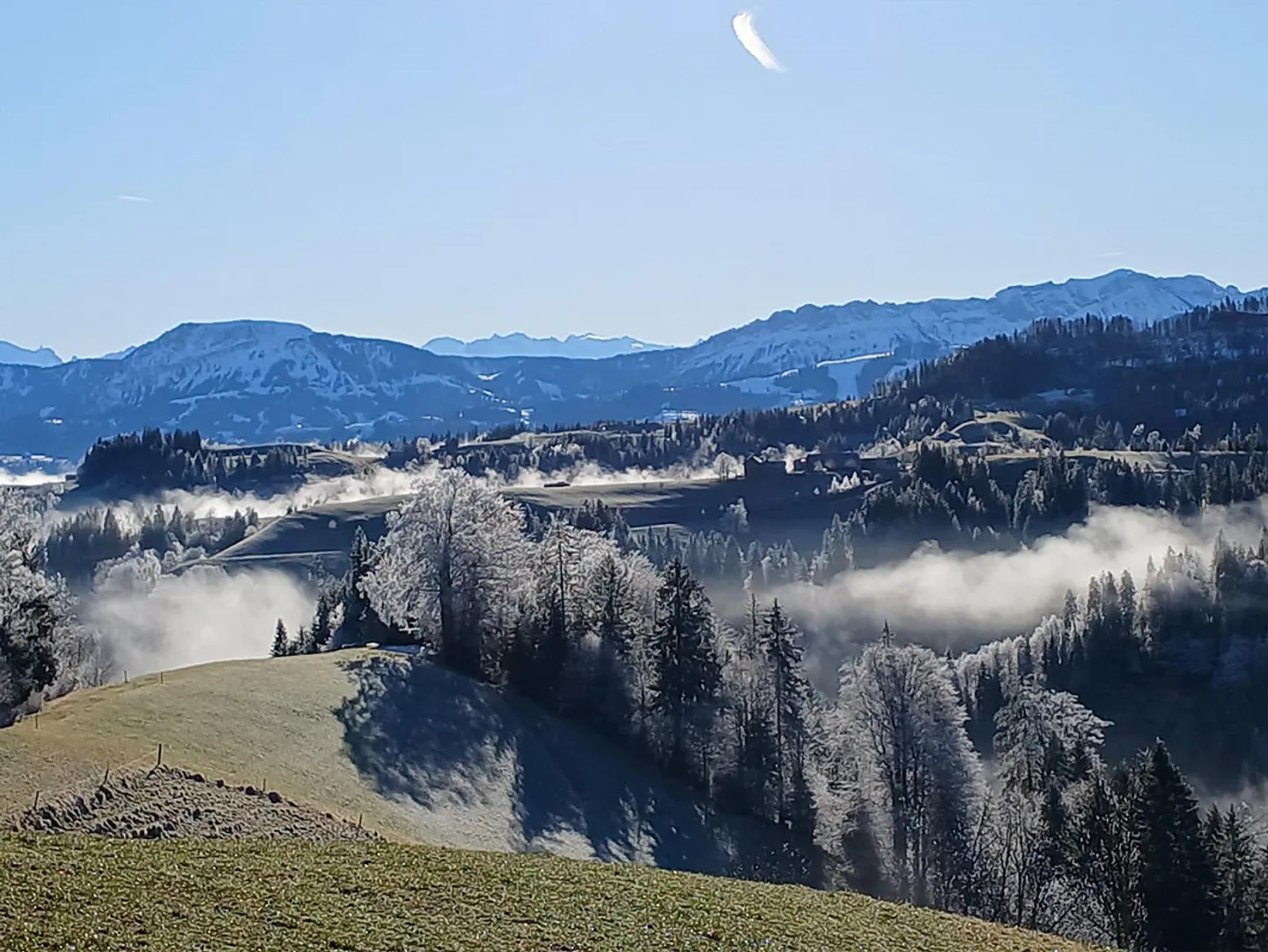 5-Zi. Ferien - Wohnung  auf 1027 M. mit Bergblick über dem Nebelmeer - Foto 15 von 16