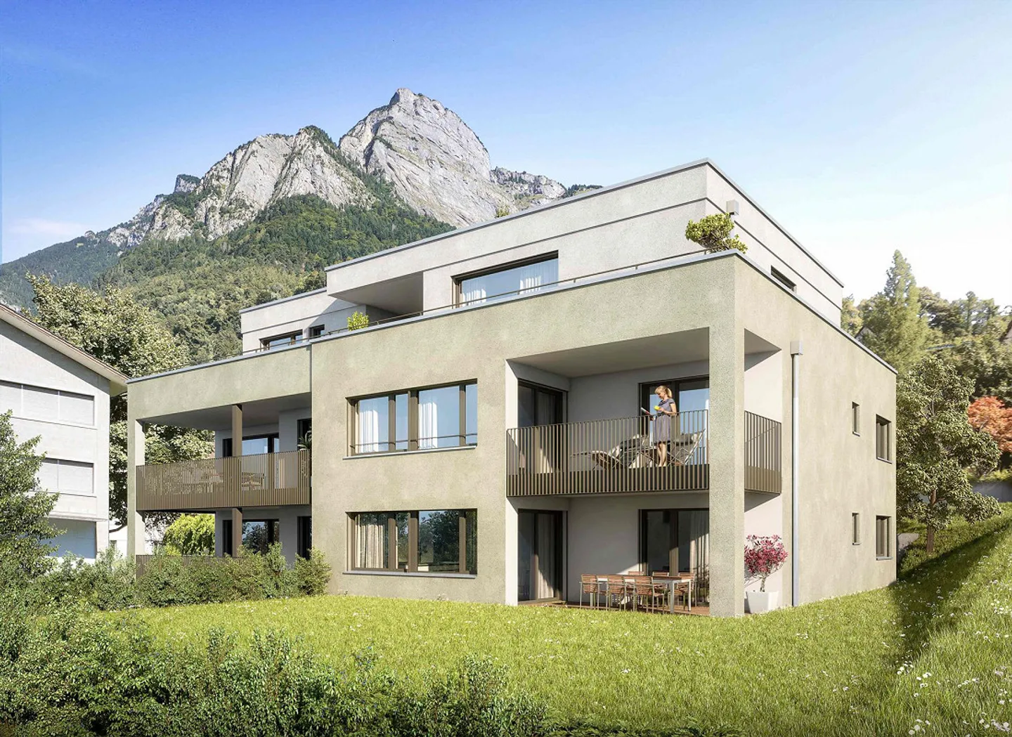 Appartement moderne de 2,5 pièces dans le nouveau bâtiment à Sargans - Photo 4 sur 5