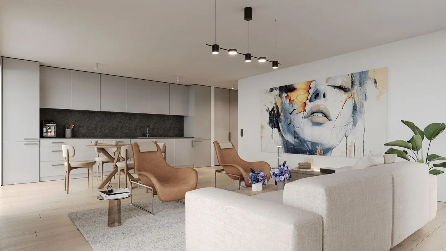Appartamento di 4,5 locali con balcone a 10 minuti dal centro di Yverdon - Foto 1 di 5