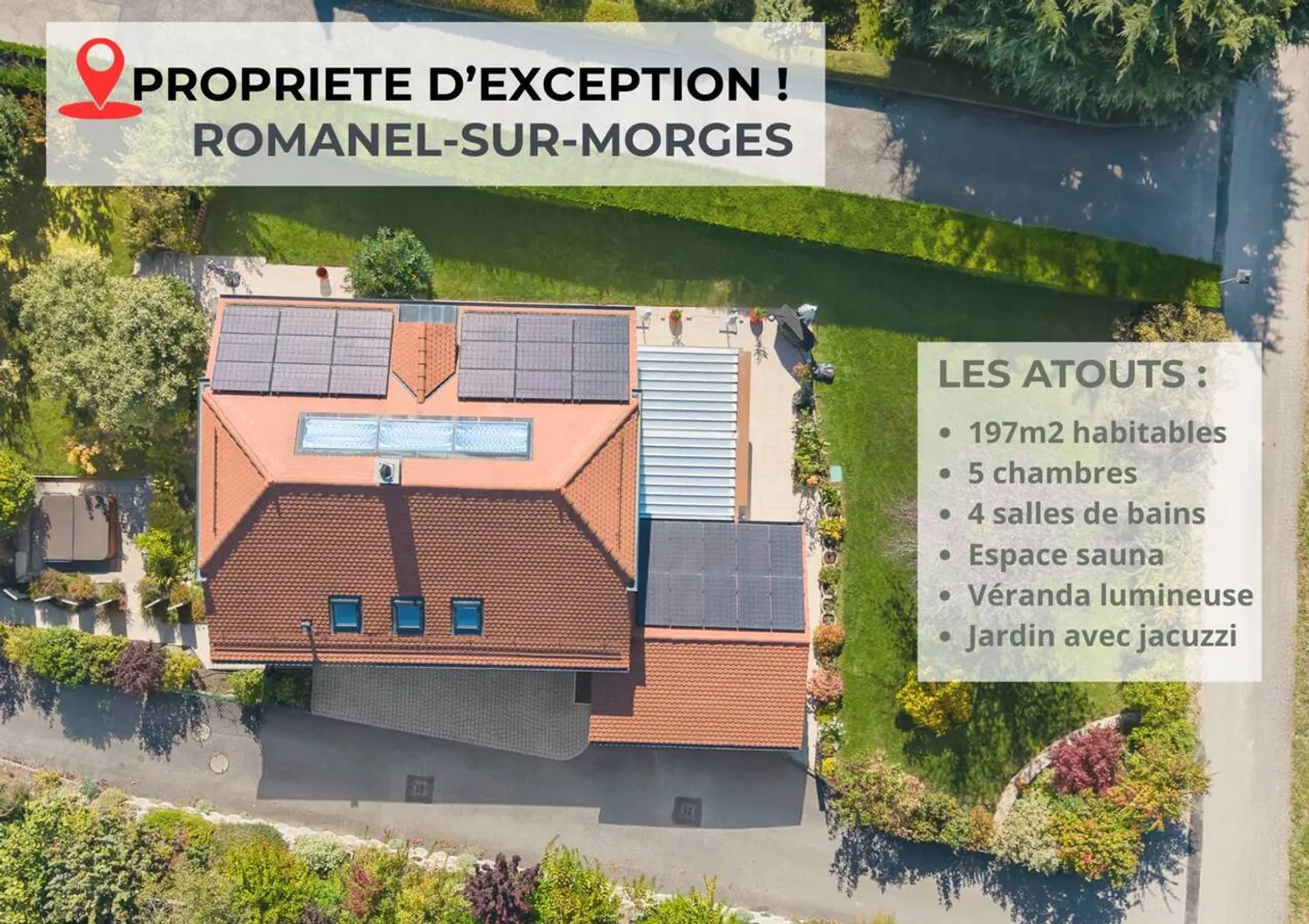 Magnificent 6.5-room detached villa with terraces and garden - Photo 1 of 13