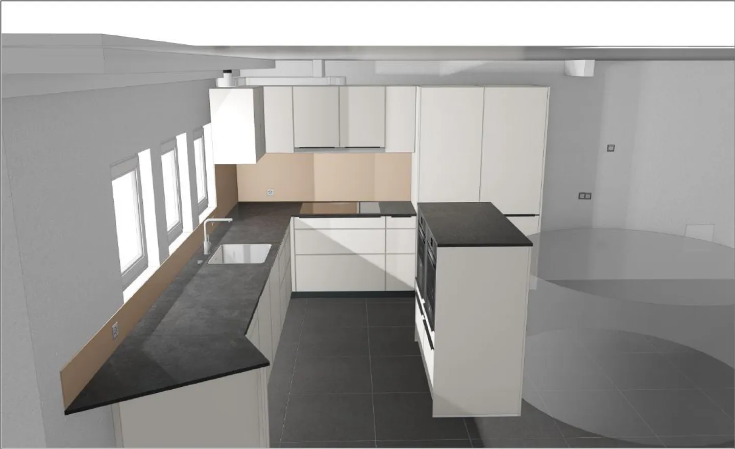 Stilvolle Attika-Maisonette mit Munotblick - Foto 4 von 12