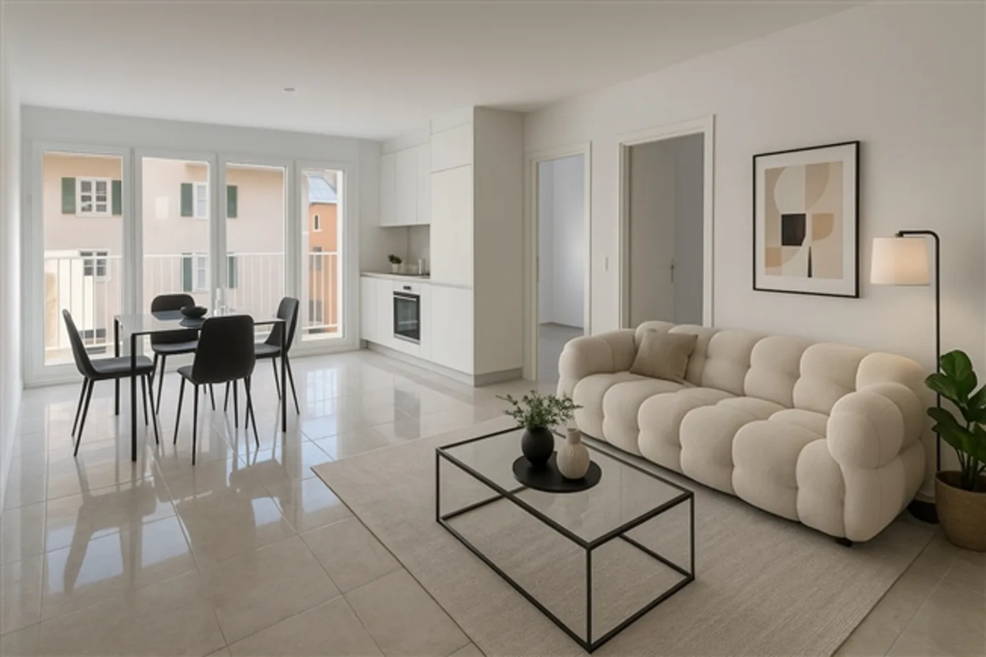 «St-Imier, neue 4.5-Zimmer-Wohnung im 3. OG mit Balkon» - Foto 2 von 10