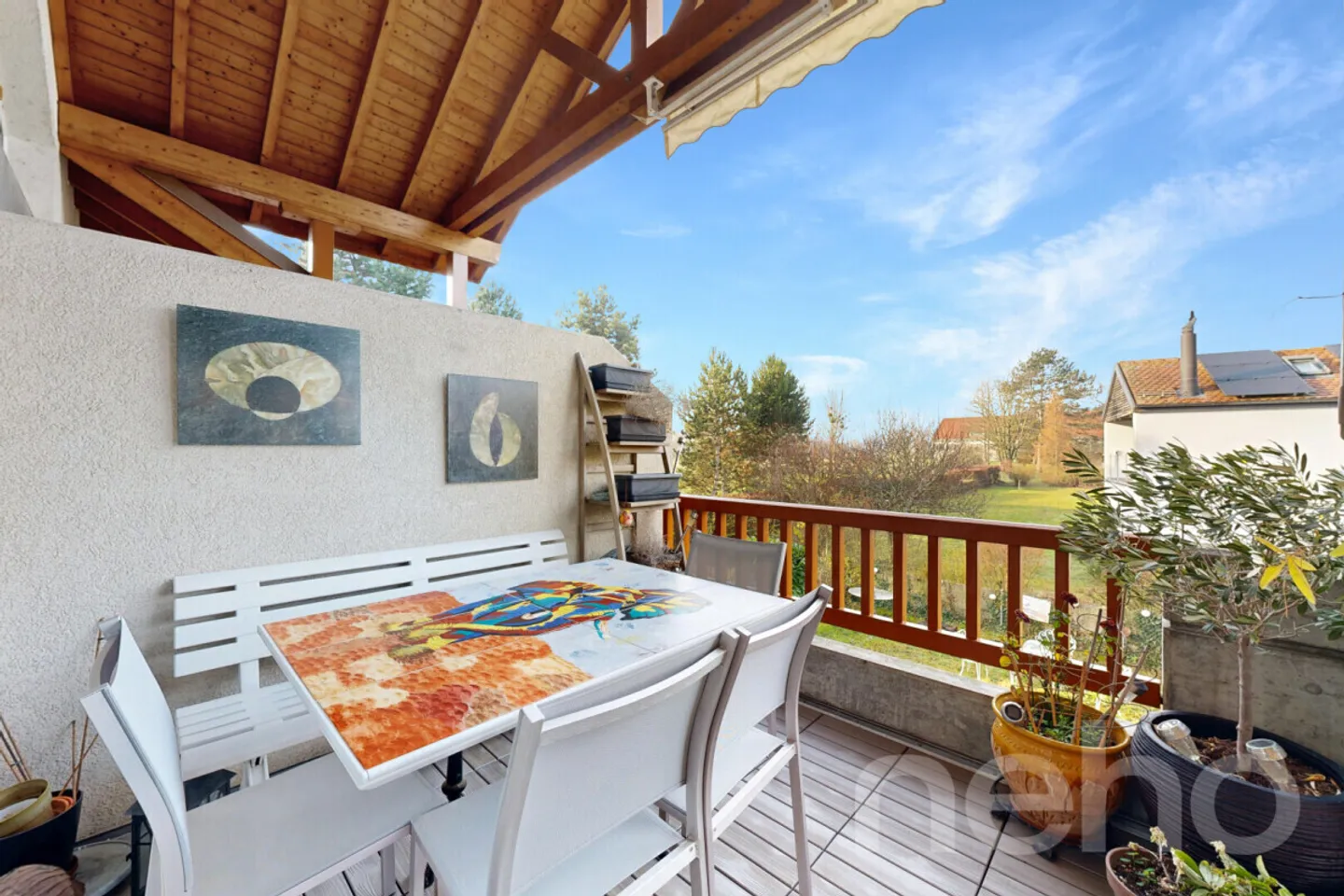 Superb attic apartment, 4.5 rooms, serenity in Choulex - Photo 4 of 13