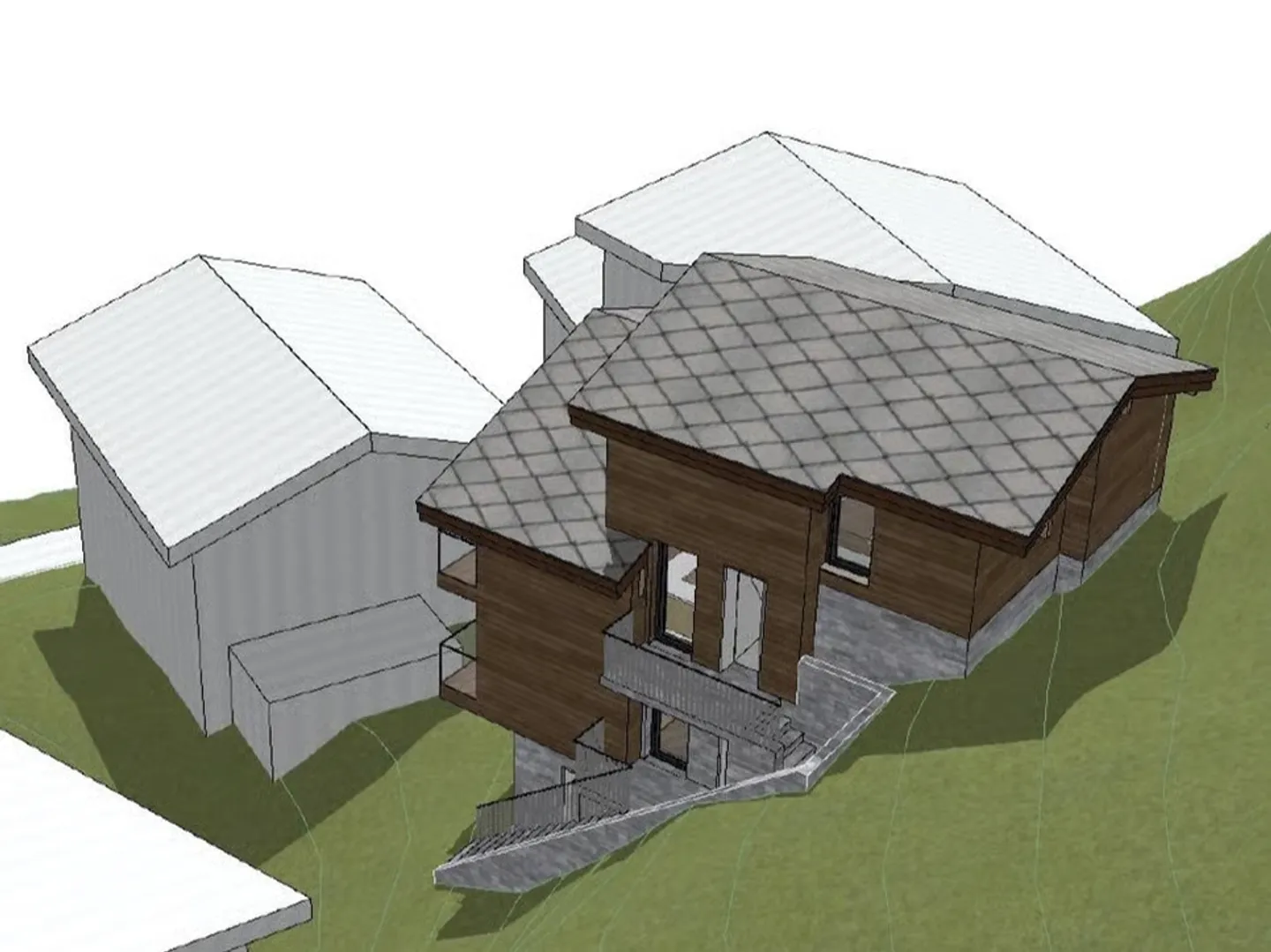 Sunny building plot with mountain view in Zermatt - Photo 5 of 11