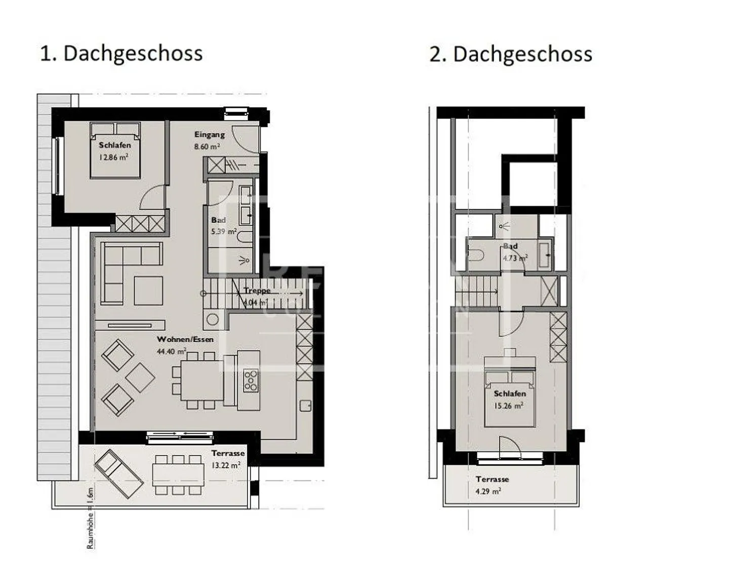 Appartamento duplex 3½ locali n. 6 Nuova costruzione Ganschiersch (Seconda casa) - Foto 12 di 12