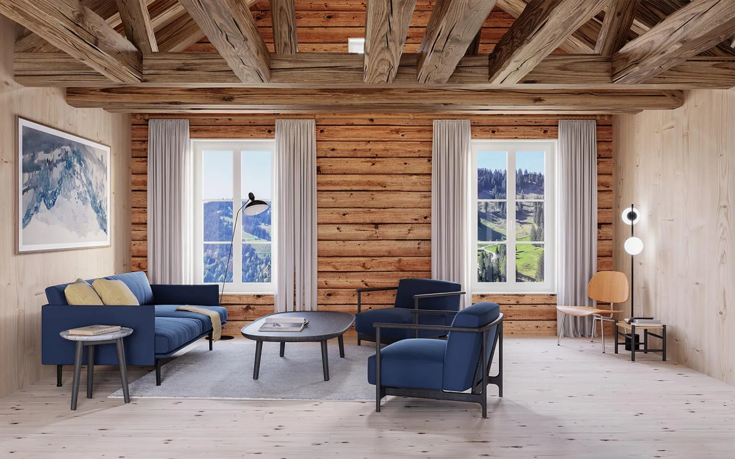 Charmante Attika-Wohnung in Rigi - Foto 3 von 8