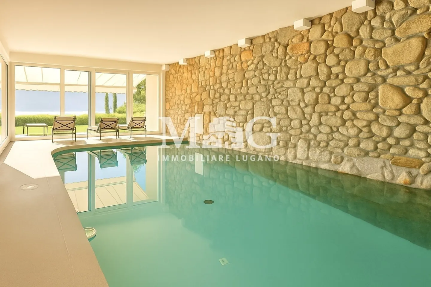 Lugano : Villa vue lac 6 pièces, opportunité exclusive - Photo 13 sur 14