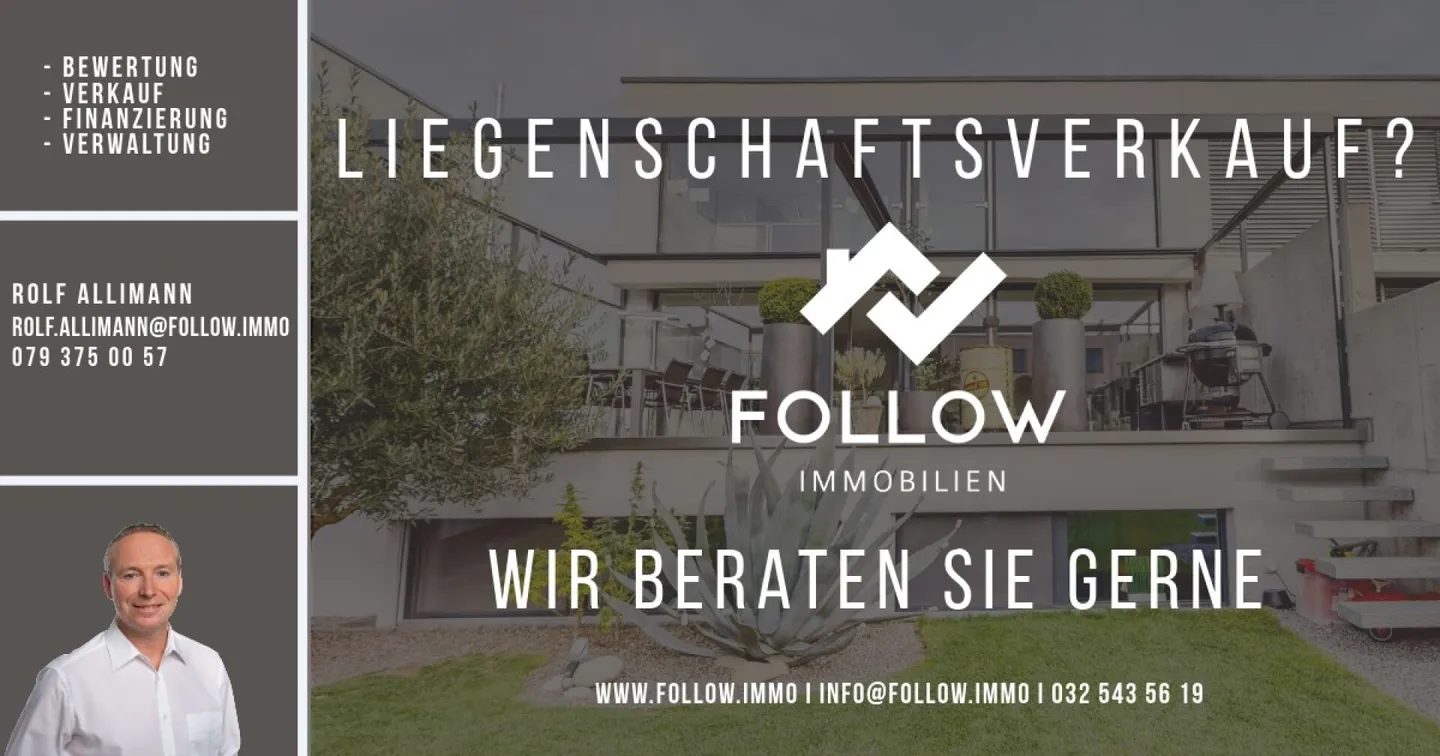 Sunny 3.5-room penthouse apartment with balcony, garden seating area in the village center of Fiesch - Photo 7 of 7