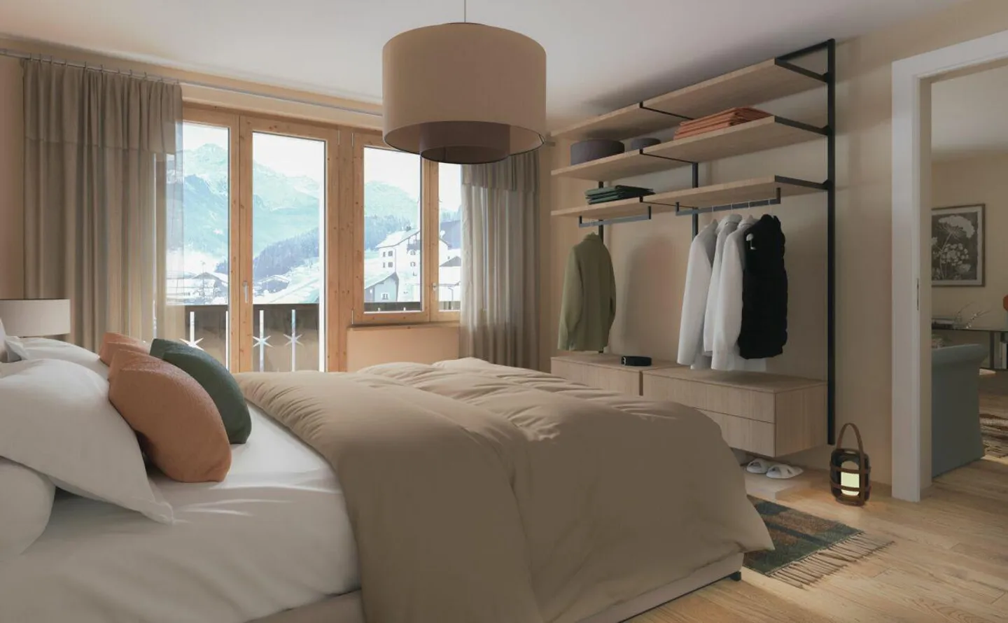 Appartamento 2.5 stanze n. 1.2 con gestione nella Tgesa Romana - Foto 3 di 8