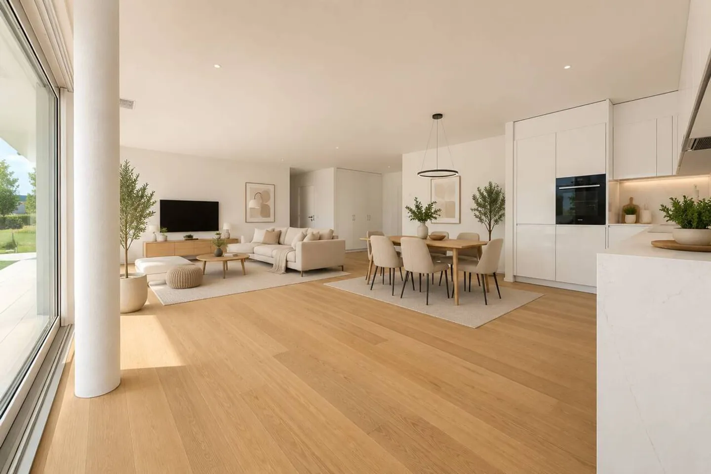 Nouvel appartement de 3.5 pièces avec terrasse et jardin privé - Photo 3 sur 13
