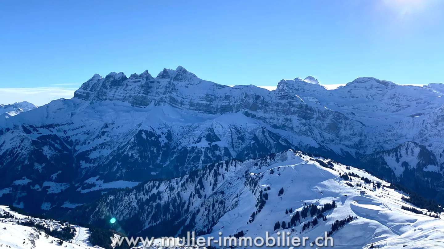 Bel appartement de 2,5 pièces, plein sud, au 1er étage à Torgon - Photo 1 sur 13