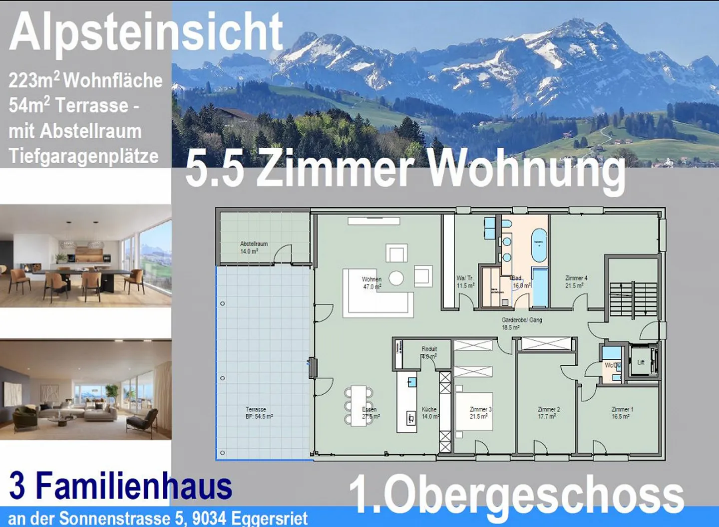 3 apartments for sale - Sonnenstrasse 5, 9034 Eggersriet (SG) - Photo 13 of 17