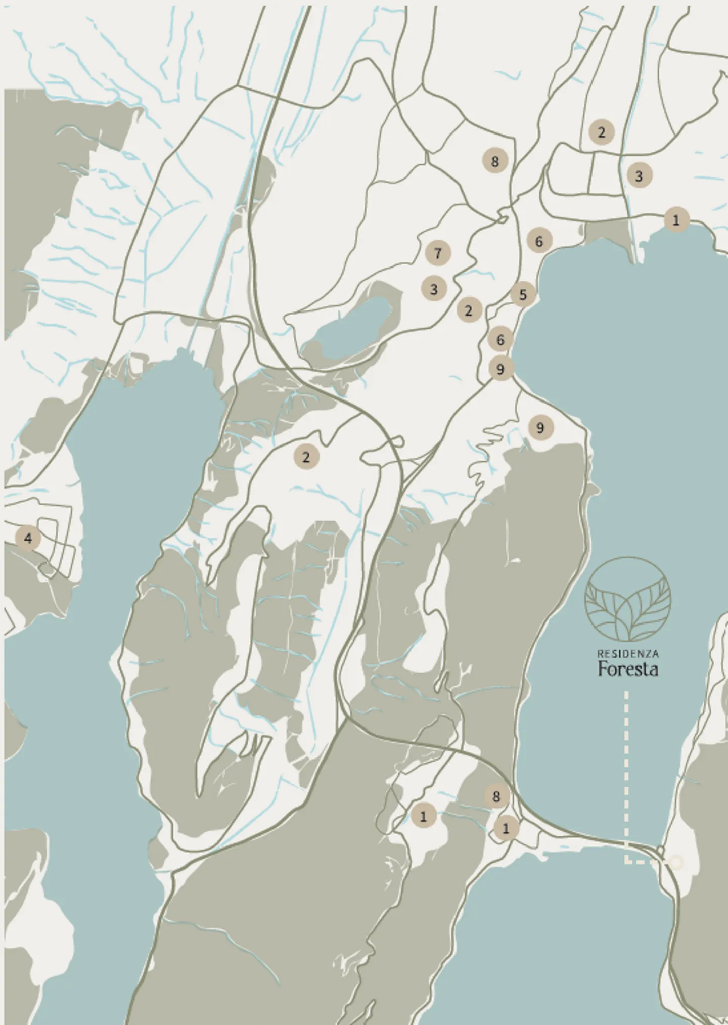 4.5 Room Apartment – With Garden or Terrace and Lake View | Residenza Foresta, Bissone - Photo 10 of 10