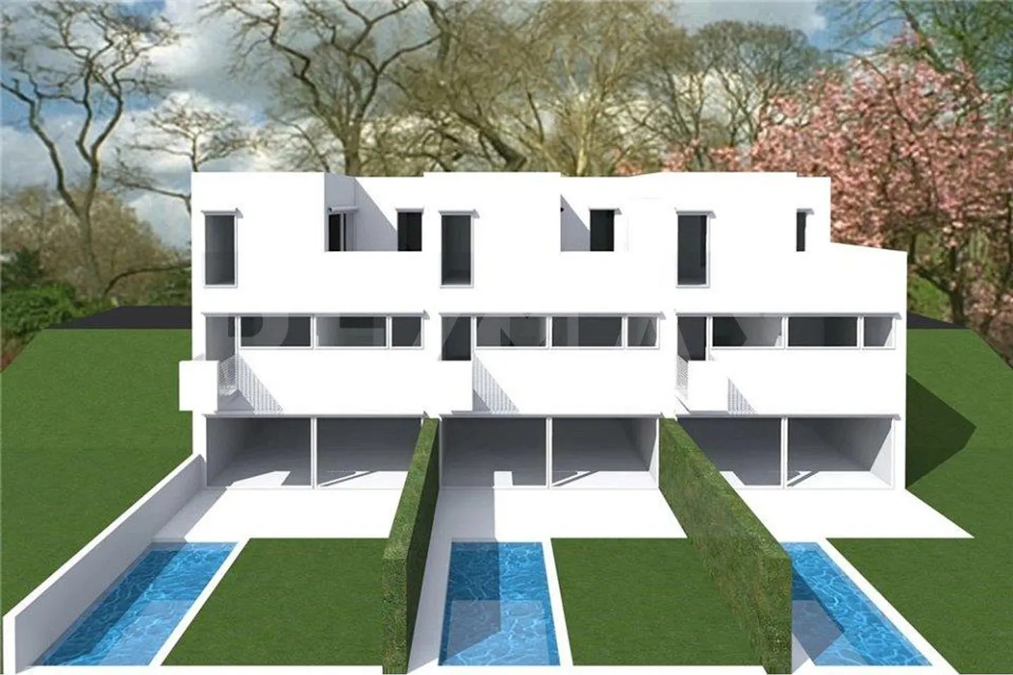 Wohnprojekt mit drei Reihenhäusern - Foto 4 von 4