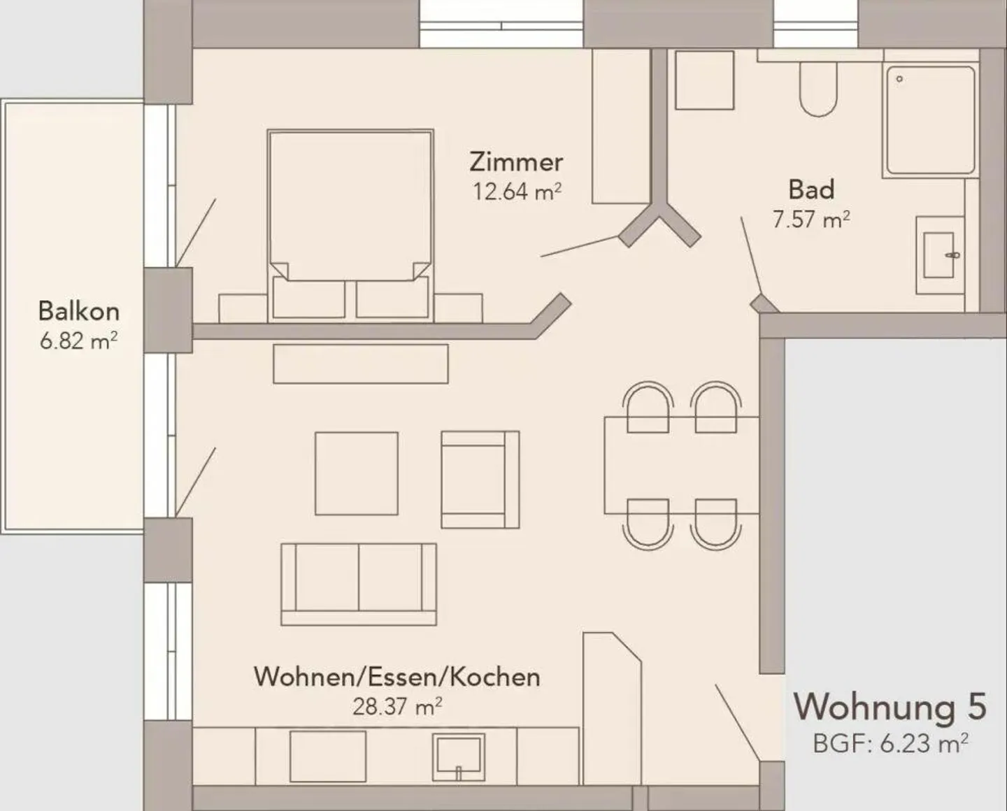 Appartamento 2.5 locali 1° piano prima residenza - Foto 6 di 6