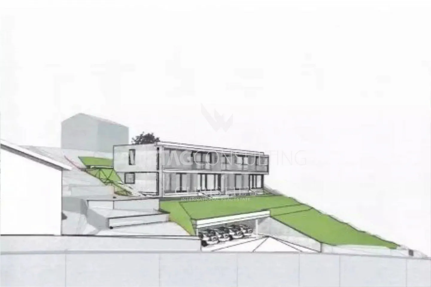 Lugano-Neggio: Terreno edificabile di 1'137 m² con vista sul lago di Lugano... - Foto 9 di 12