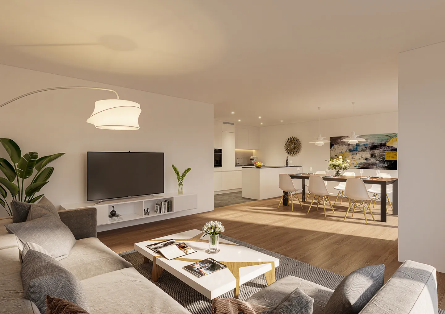 Première location : Appartement confortable de 3,5 pièces avec jardin - Photo 1 sur 4