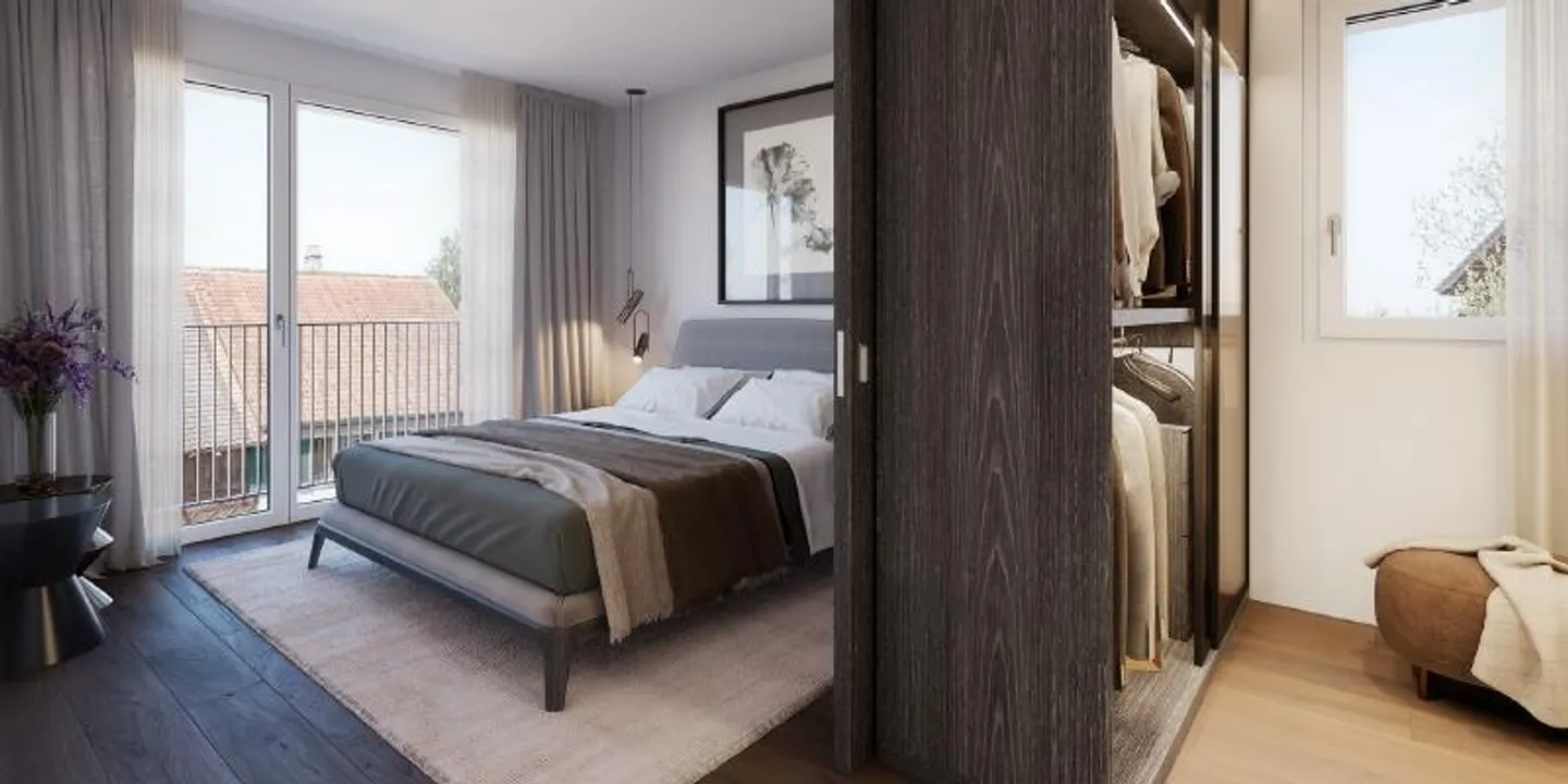 +++ Appartement de standing de 4,5 pièces en rez-de-chaussée pour familles dans une commune lacustre prisée +++ - Photo 2 sur 4