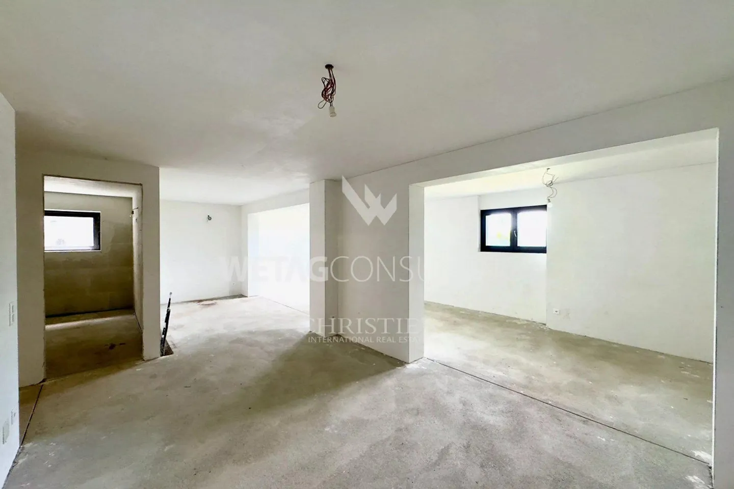 Appartamento al grezzo a Lugano-Albonago con giardino privato e vista sul lago - perfetto anche come residenza per le vacanze - Foto 9 di 12