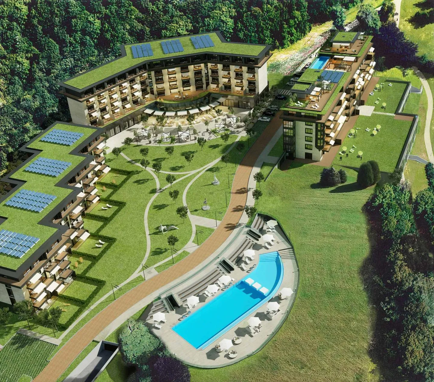 Magnifique appartement en attique de 5,5 pièces avec piscine privée à Chexbres à vendre - Photo 6 sur 12