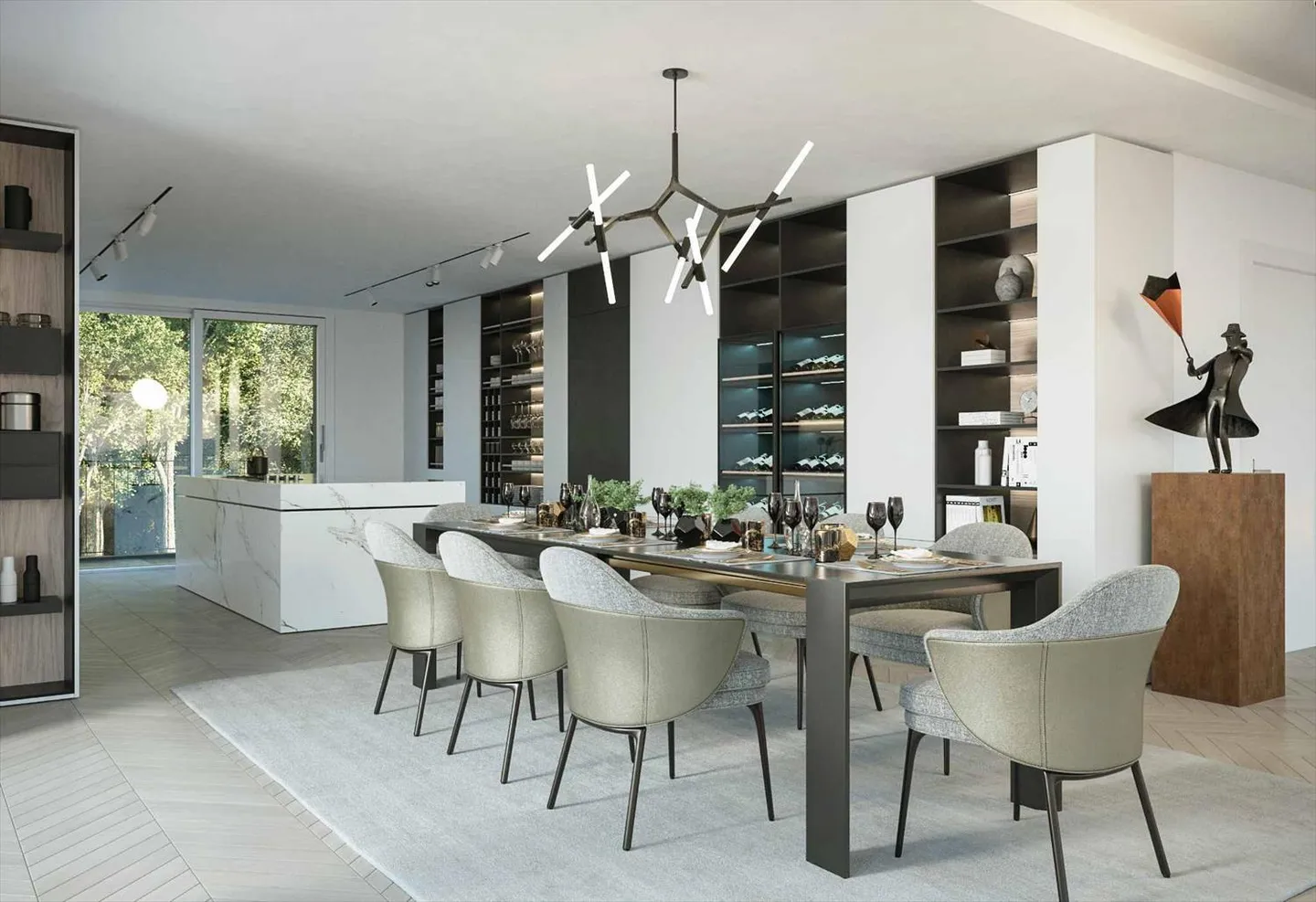 Magnifique appartement en attique de 5,5 pièces avec piscine privée à Chexbres à vendre - Photo 8 sur 12