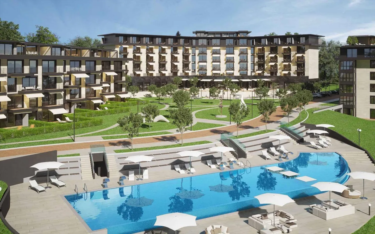 Magnifique appartement en attique de 5,5 pièces avec piscine privée à Chexbres à vendre - Photo 11 sur 12