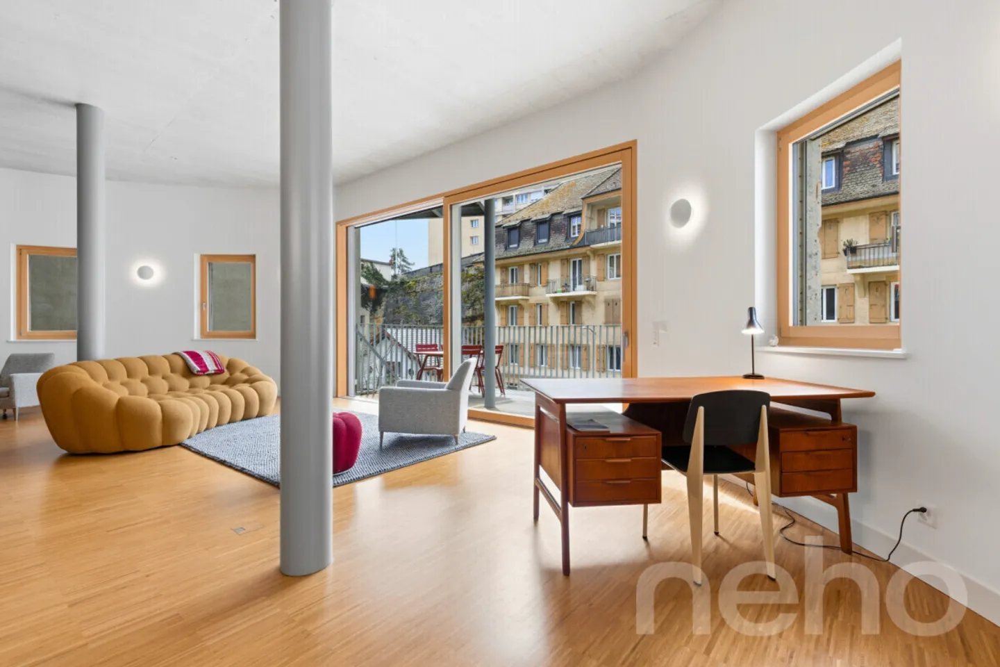 Einzigartig: Industrieloft 2,5 Zimmer von 99 m² in der Nähe des Sees und der Verkehrsanbindungen - Foto 8 von 12