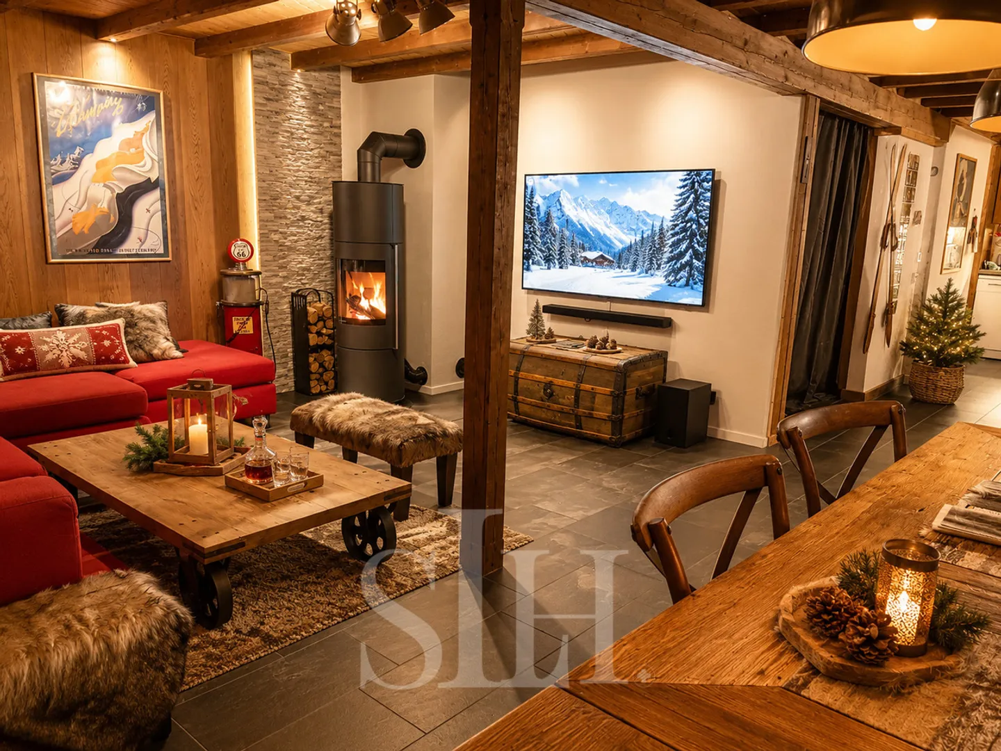 Chalet Les Arolles - Authentisches Alpenchalet - Foto 6 von 11