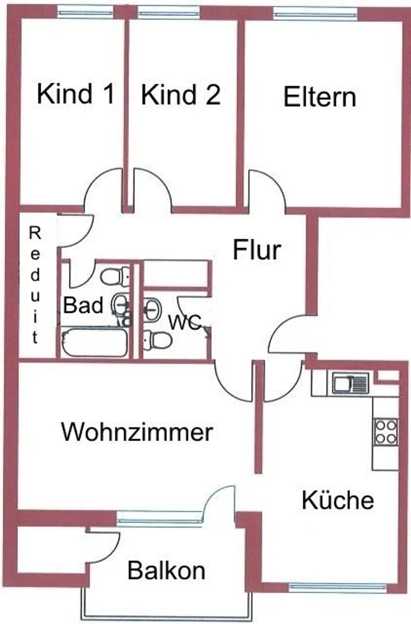 Appartement familial avec vue sur l'Ergolz - Photo 8 sur 8