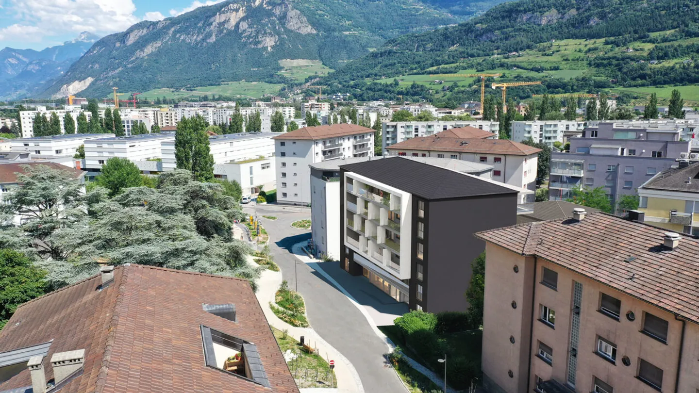 Aubépines22 - 4,5 camere nuove nel cuore di Sion - Foto 2 di 9