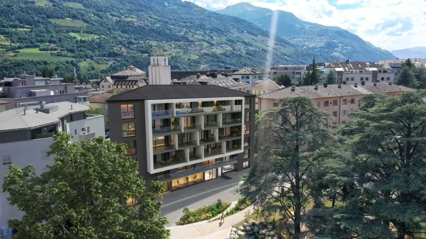 Aubépines22 - 4,5 camere nuove nel cuore di Sion - Foto 4 di 9
