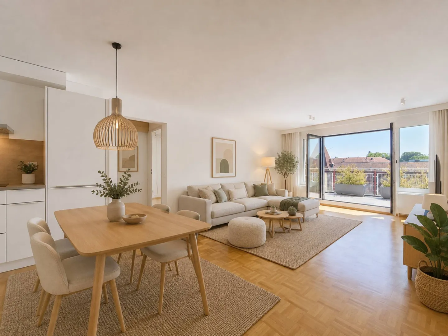 Elegante appartamento di 4,5 stanze con due balconi nel cuore di Yverdon-les-Bains - Foto 1 di 12