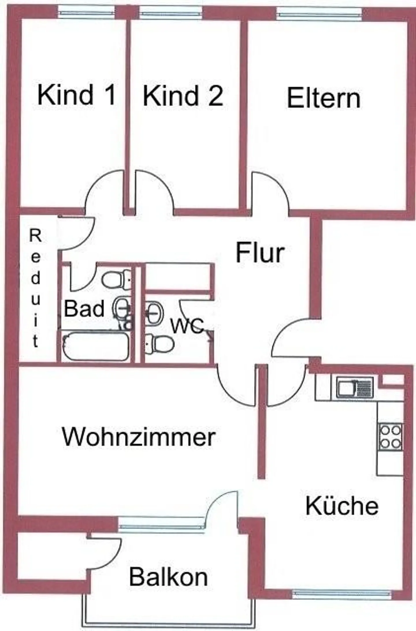 Appartamento familiare con vista sull'Ergolz - Foto 8 di 8