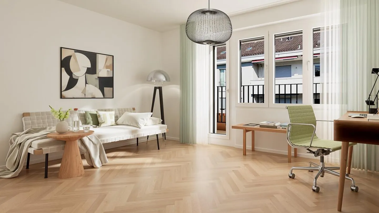 First Rental: Fantastic 4.5 Maisonette Apartment with Private Roof Terrace - Photo 2 of 9