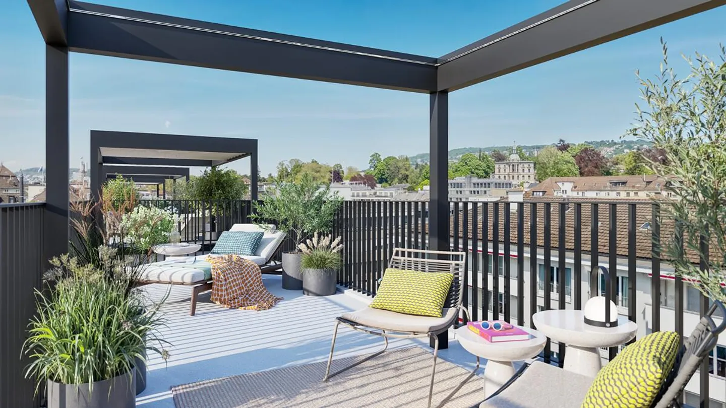 First Rental: Fantastic 4.5 Maisonette Apartment with Private Roof Terrace - Photo 7 of 9