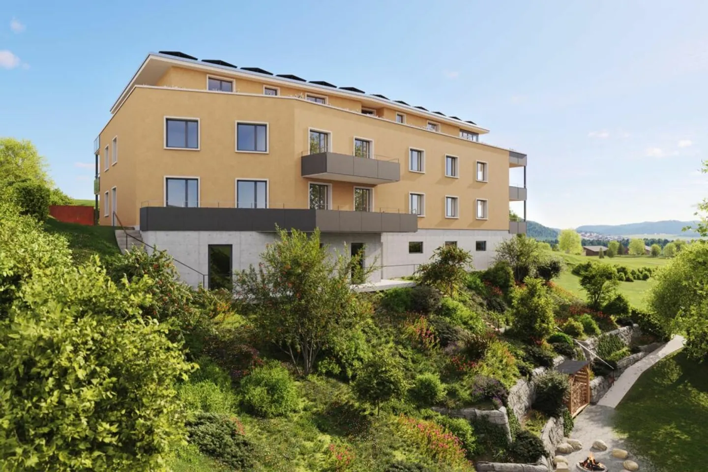 New construction project "Sonnenwiese" - 4.5 room apartment on the 1st floor (Apartment No. 5) - Photo 3 of 4