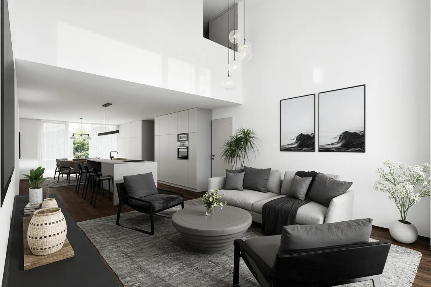 Nuovo progetto di costruzione "Schachen" - 7 case da sogno nel verde con Minergie - Foto 1 di 9