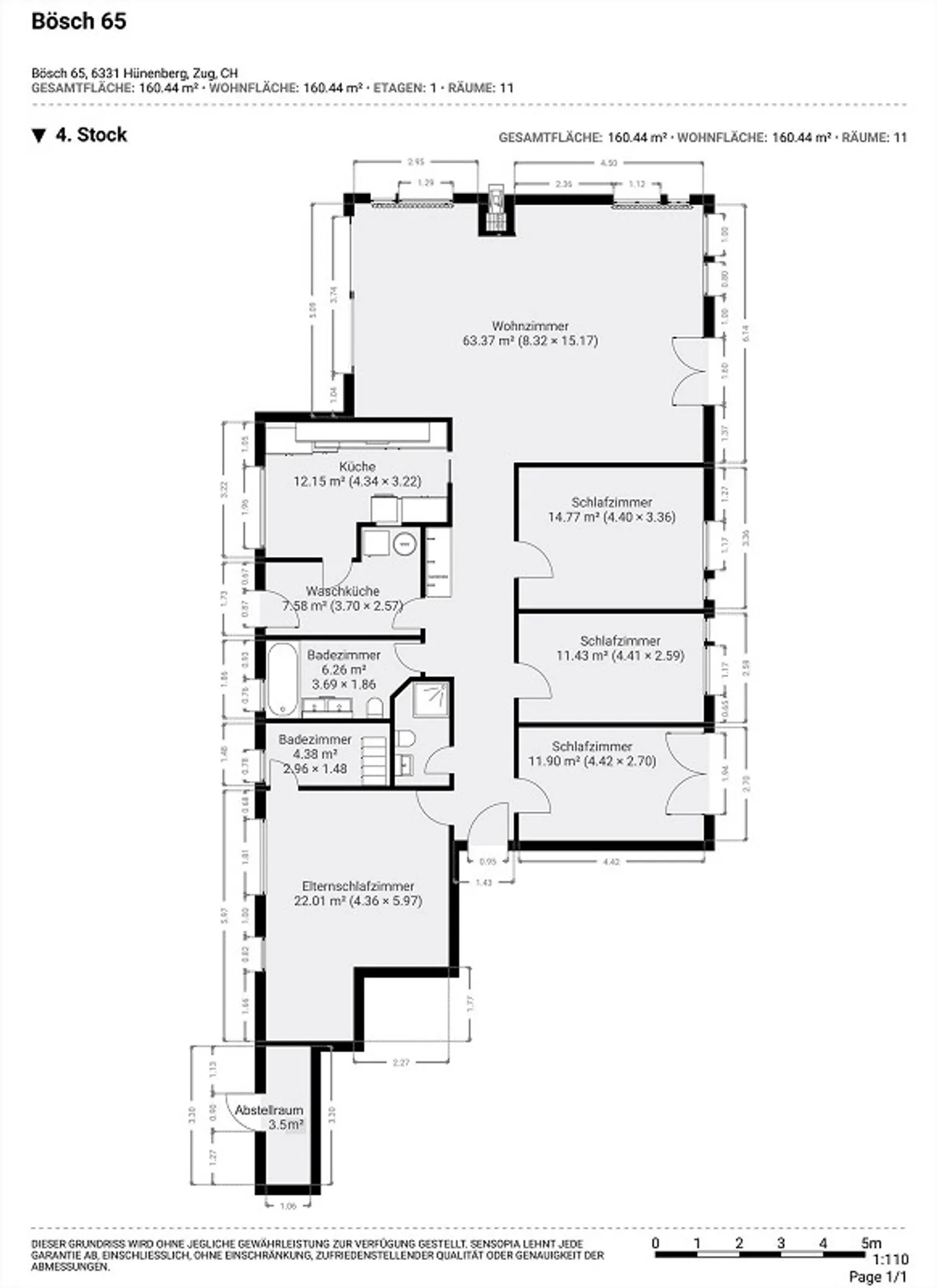 Stilvolles Penthouse mit Terrasse - Foto 20 von 20