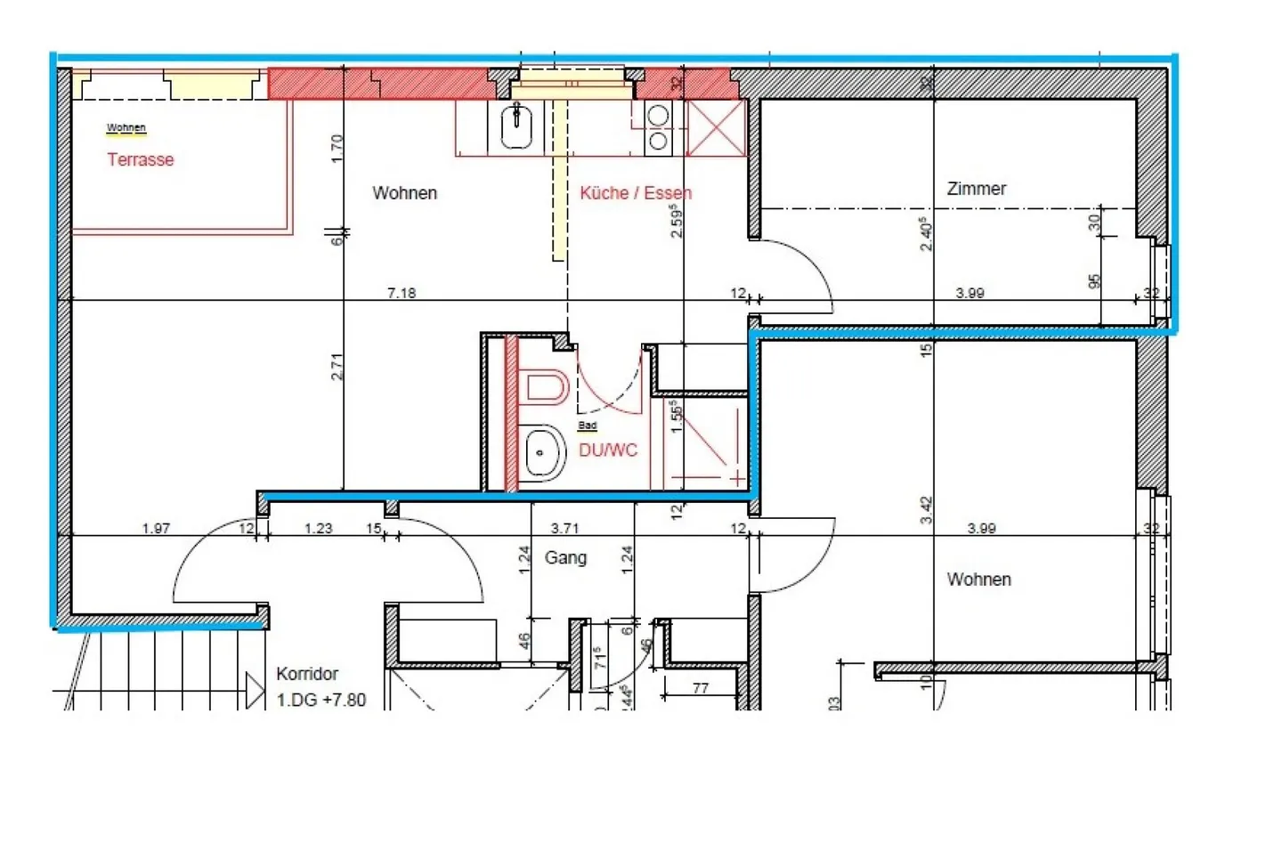 Bright 2-room apartment ideal for commuters to rent - Photo 7 of 7
