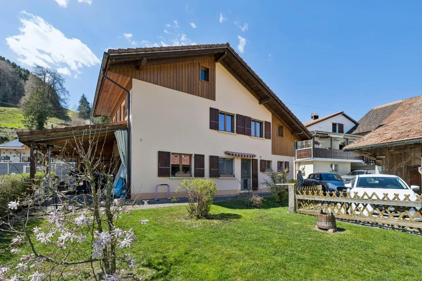 Maison avec vue dégagée sur la montagne à Enney - Photo 1 sur 6