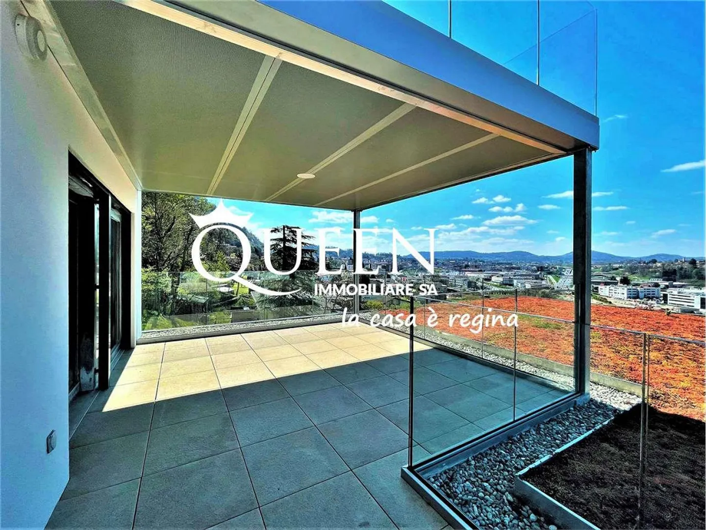 Mendrisio: Penthouse 3,5 Zimmer, 93 m², neu, große Panoramaterrasse - Foto 1 von 12