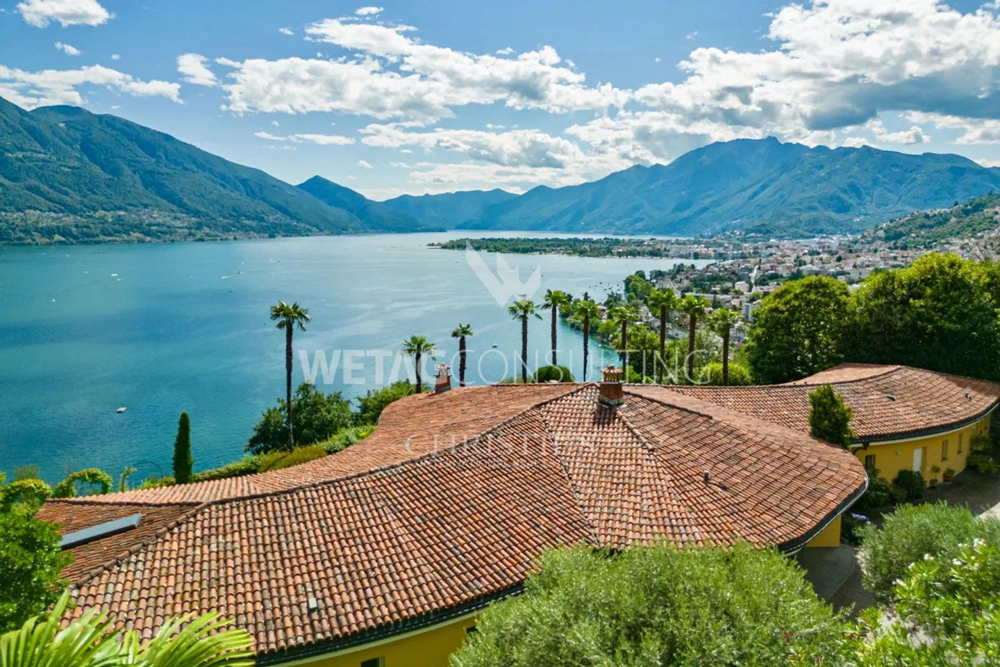 Villa méditerranéenne avec vue imprenable sur le lac Majeur, idéale... - Photo 2 sur 13