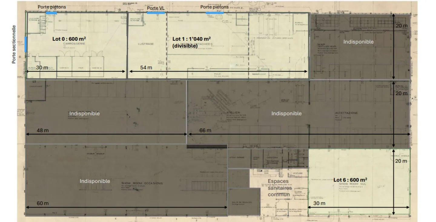 Spazio industriale di 1040m2 a Meyrin - Foto 3 di 3