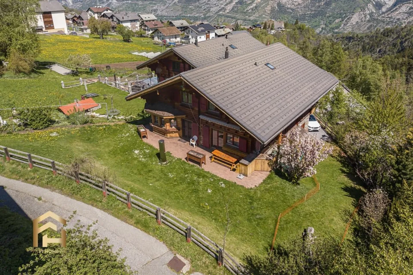 Maison en rondins de bois de mélèze avec 5,5 pièces à Unterbäch - Photo 13 sur 13